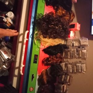 Ponytails drawstrings and clip-ins